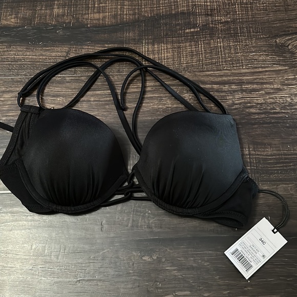 NWT- Women's Push-Up Double Strap Bikini Top - Shade & Shore™ Sz: 34c - Picture 4 of 4